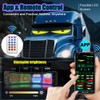 DJWFARR LED Eyes for Car Windshield, 13.78"×3.94" Devil Eyes Light,