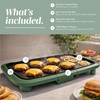 COOK WITH COLOR Electric Griddle 1200W, Nonstick Surface for Pancakes,