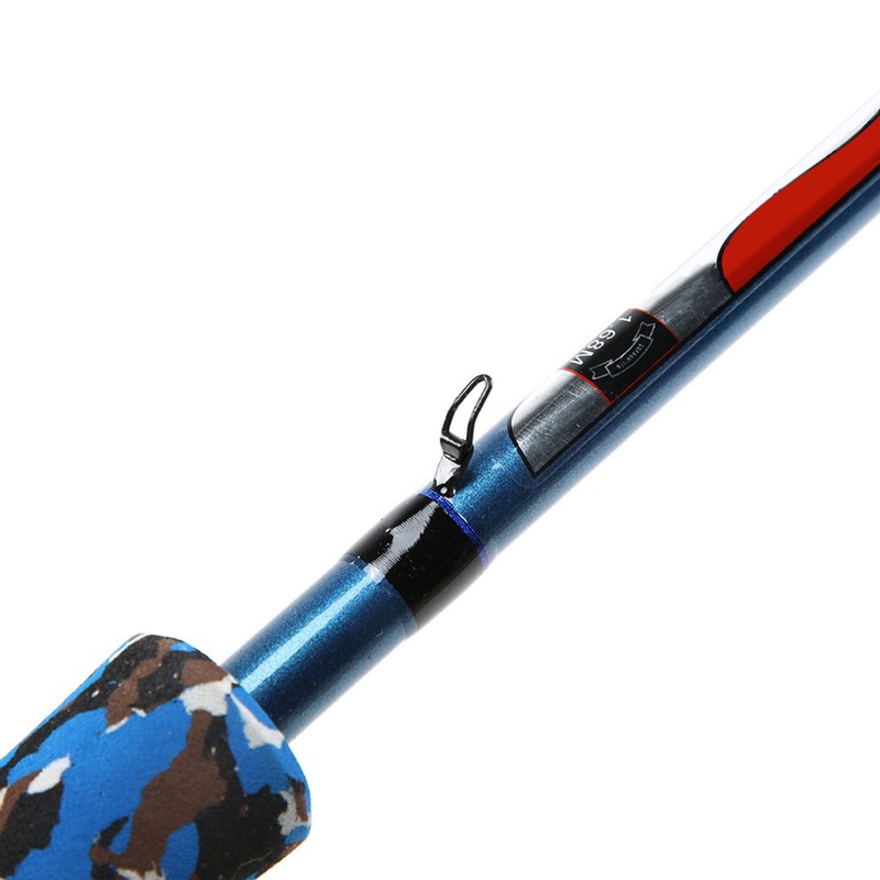 Carbon Fiber Light Weight Spinning Fishing Rod Telescopic Fish Stick(blue