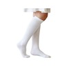 太陽ニット 着圧ソックス 白 綿混 強圧 つま先ゆったり 看護師 ナース 医療従事者 N100-15