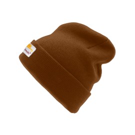 TRENDMALLS Mens/Women/Kids Cap Unisex Hat Knit Cuffed Beanie Brown