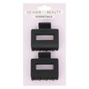 Oz Essentials Mini Claw Clip Duo - Black