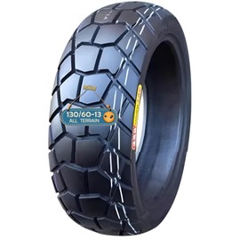 130/60-13 Off Road Tire for Scooter, 130/60/13 All Terrain Knobby Tyre | 130 60 13 Offroad Tubeless Neumáticos Front/Rear Tires | 60P 280KPA 8P.R.