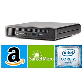 HP EliteDesk 800 G1 MINI Business High Performance Desktop Computer PC (Intel Quad Core i5 4570T upto 3.6G,8G RAM DDR3,320G HDD,HDMI,WIFI,DisplayPort,Bluetooth 4.0,W10P64) (Renewed)