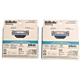 Gillette Mach3 Razor Blade Refills, 20 Cartridges - New/Sealed