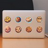 100Pcs Cookie Stickers for Helmet,Water Bottle,Car,Laptop,Skateboard,Phone,Luggage, Scrapbook,Bike,Cute Aesthetic Food Waterproof