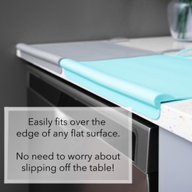 The Table Tyke "XL" Large Silicone Mat, Silicone Placemat, Kitchen Counter Mat | Dishwasher Safe Craft Mat | Silicone Painting Mat | Large Silicone Mats for Kitchen Counter