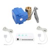 Alarm Sensor Single Brass Ball Valve DualWay Water Leaking Detection
