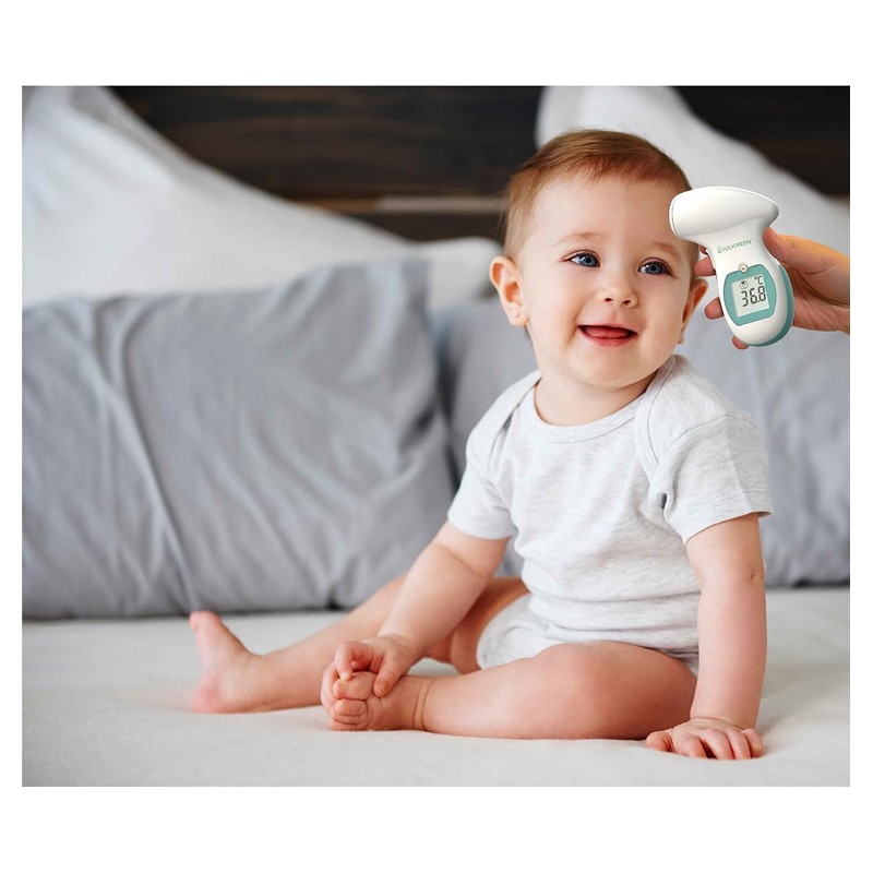 Polygreen Non-Contact Digital Thermometer for Adults and Kids, °F/°C Infrared