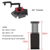 O'woda Upgraded 4.6-12 inches Phone/Tablet Holder Bracket Mount 360 Rotatable
