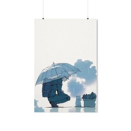 Gojo Sensei And Cat Anime Poster, Gojo Satoru Striking Jujutsu Kaisen Anime Posters Decor Photo - Size: 27x40" (40x27")