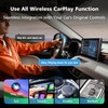 CNDPSTE Wireless CarPlay Adapter Auto-Connect in Seconds, USB-C & USB-A