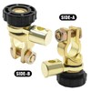 Hoypeyfiy Battery Master Disconnect Cut Off Switch, 360 Degree Top