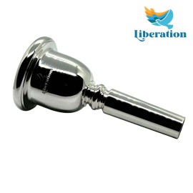 Tuba Mouthpiece Liberation Mr. P 6.3 Signature Tuba Mouthpiece - Small, Silver