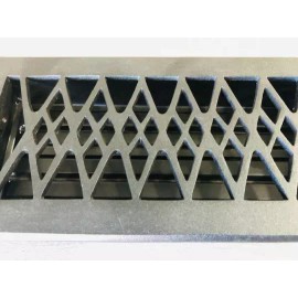 MIDWEST CRAFT HOUSE IRON ADJUSTABLE FLOOR VENT REGISTER ORNATE VINTAGE DESIGN 4" X 10" DIFFUSOR HOME