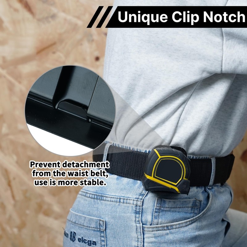 MELOTOUGH Tape Measure Holder for Tool Belt,Drill Holder for Tool