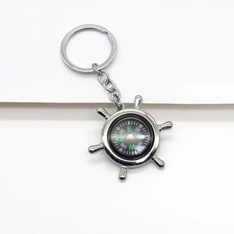 Portable Compass, Outdoor Survival Compass Keychain, Fine Grinding Process Compass