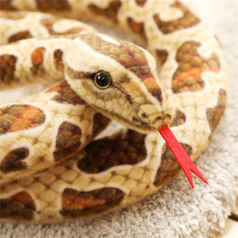 champracer Plush Snake Stuffed Realistic Plush Snake, 200 cm, as