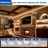 Muzata 6Pack 3.3FT/1M V Shape LED Channel Silver Aluminum LED