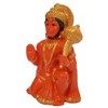 Purpldip Resin Idol Bhakt Hanuman: Red Statue For Home Temple
