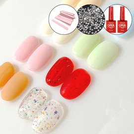 classic nail Yogo Mayo Butter Syrup Gel Glitter Gel 8 Type Set + 2 Top Gels / 요고마요 버터 시럽젤 글리터젤 8종 세트+탑젤2개