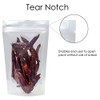 Rightpak Clear Stand Up Pouches 100 Pieces 13cm x 21cm,