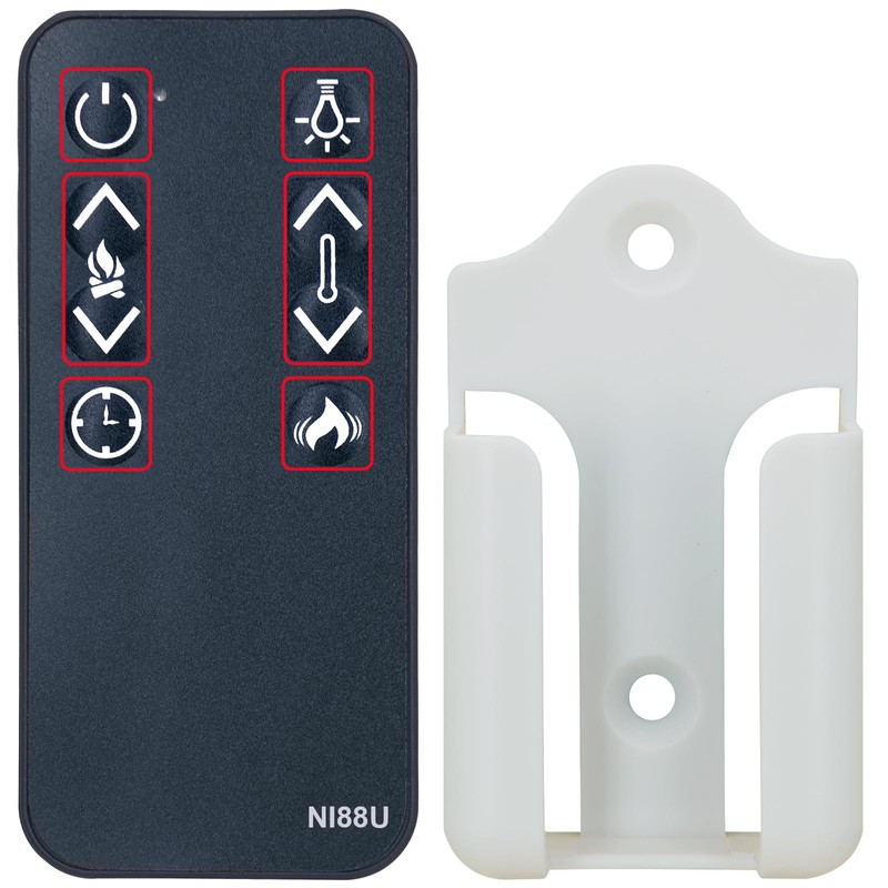 Replacement Remote Control for Real Flame 4099 Electric Fireplace Infrared