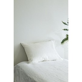 Fog Linen Work Linen Pillow Case White