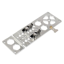 DDWT Upgraded 340mm Track Saw Square Right Angle Circular Saw Guide Rail Angle Stop Accessories Compatible with Festool and Makita Guide Rail (Silver)