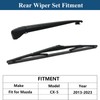 Rear Windshield Wipers Blade Arm Set for Mazda CX-5 2013-2023