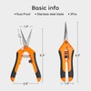 GROWNEER 3 Packs 6.5 Inch Pruning Shears Gardening Hand Pruning