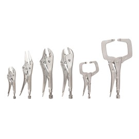 TEKTON Locking Pliers and C-Clamp Set (6-Piece) | PLK99905