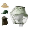 SECOFE Pack of 2 Mosquito Net Head Mosquito Cap Head