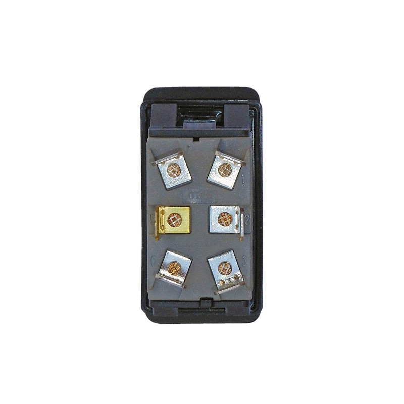 Five Oceans FO3015 Momentary On-Off-Momentary On Rocker Switch with LED,