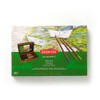 Derwent Academy Wooden Gift Box,Complete 35 Piece Art Set with