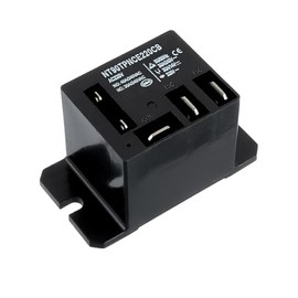JAMHER 1 Pack NT90-AC220V-10X Power Relay AC 220V Coil 30A 40A SPDT(1NO 1NC) Mini Relay with Flange Mounting