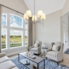 RUIYEY Dining Room Chandeliers Light - 5-Light Brushed Nickel Modern