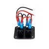 WANGCL Aluminum- 12v/24v Control Panel 2 Position ON/OFF Toggle Switch