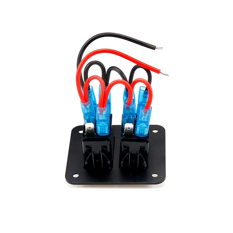 WANGCL Aluminum- 12v/24v Control Panel 2 Position ON/OFF Toggle Switch