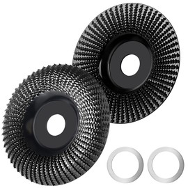 BBjinronjy Wood Sanding Disc for Angle Grinder, 125 mm Flap Disc, Pack of 2, Carbon Steel, Coarse, Fine Grit, Compatible with Angle Grinder