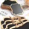 Pack of 20 Mini Blackboards Double-Sided Small Board for Hanging,