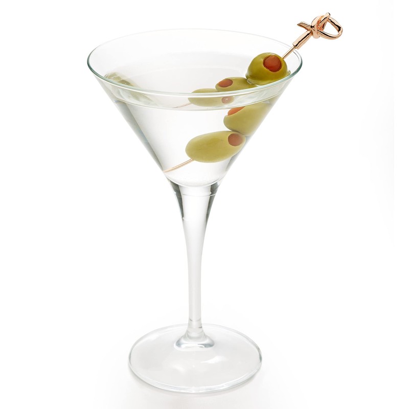 Barfly Cocktail Picks Copper Bamboo Knot Top (12 Count)