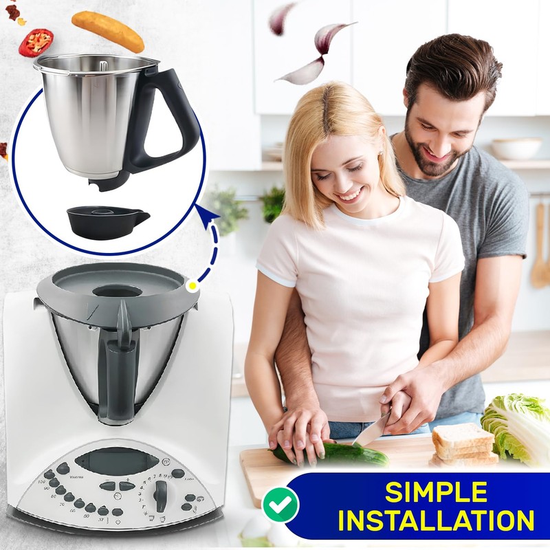 Base Bowl for Food Processor for Vorwerk Thermomix TM31 -