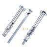 sourcing map M4x60mm Hollow Drive Wall Bolt Screws Zinc Plated