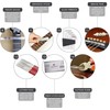 Guitar Repairing Maintenance Tool Kit 72Pcs Guitar Repair Kit Including