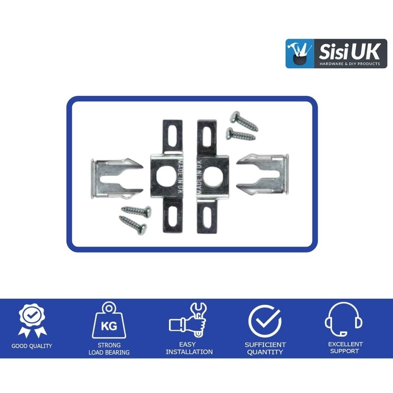 Anti Theft Security Picture Hangers Kit Spring Lock Quick Release