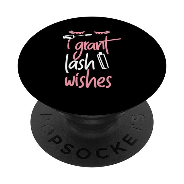 I Grand Lash Wishes Funny Eyelashes Design PopSockets Swappable PopGrip