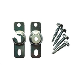 1 Pair Inside Mount Roller Window Shade Brackets with Protective Nylon Bushing!