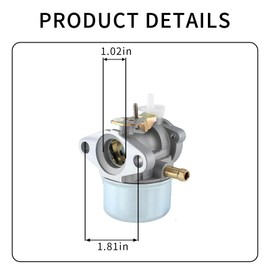 799869 Carburetor for B&S 694505 499059 792253 497586 for Troy Bilt 020337 01902 2350 2550 PSI Pressure Washer 6.75 190cc Motor 125K02 12h702