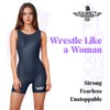 Exxact Sports Women’s Wrestling Singlet - High-Cut, Full-Coverage Powerlifting Singlet